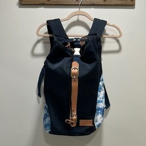 BLUE Tie-Dye Doughnut Backpack